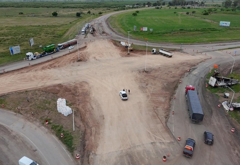 Arrufó: el gobierno provincial sigue ejecutando la rotonda